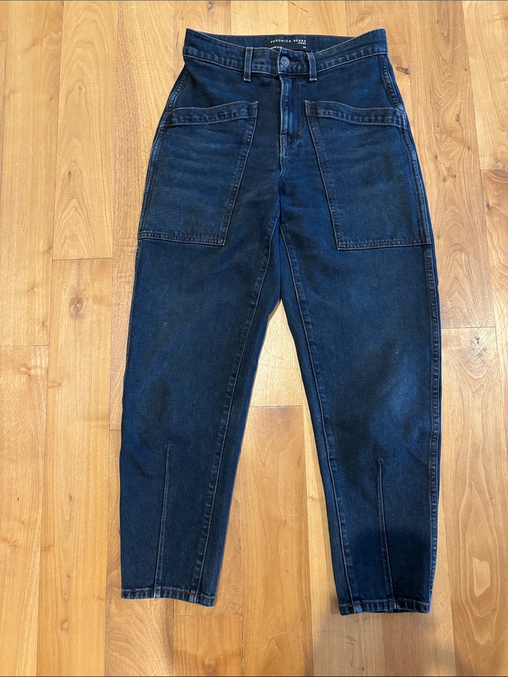 Veronica Beard barrel cut jeans